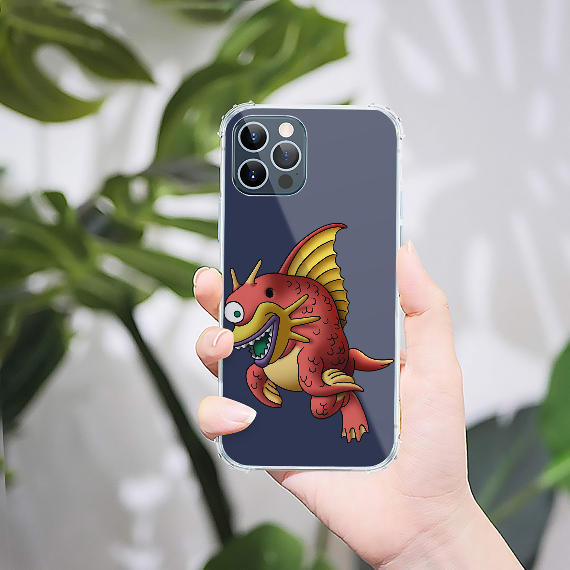 （画像用） ドラゴンクエスト Doragon Kuesuto Dragon Quest 【iPhone 12シリーズ対応】透明スマホケース（クリアソフトケース）